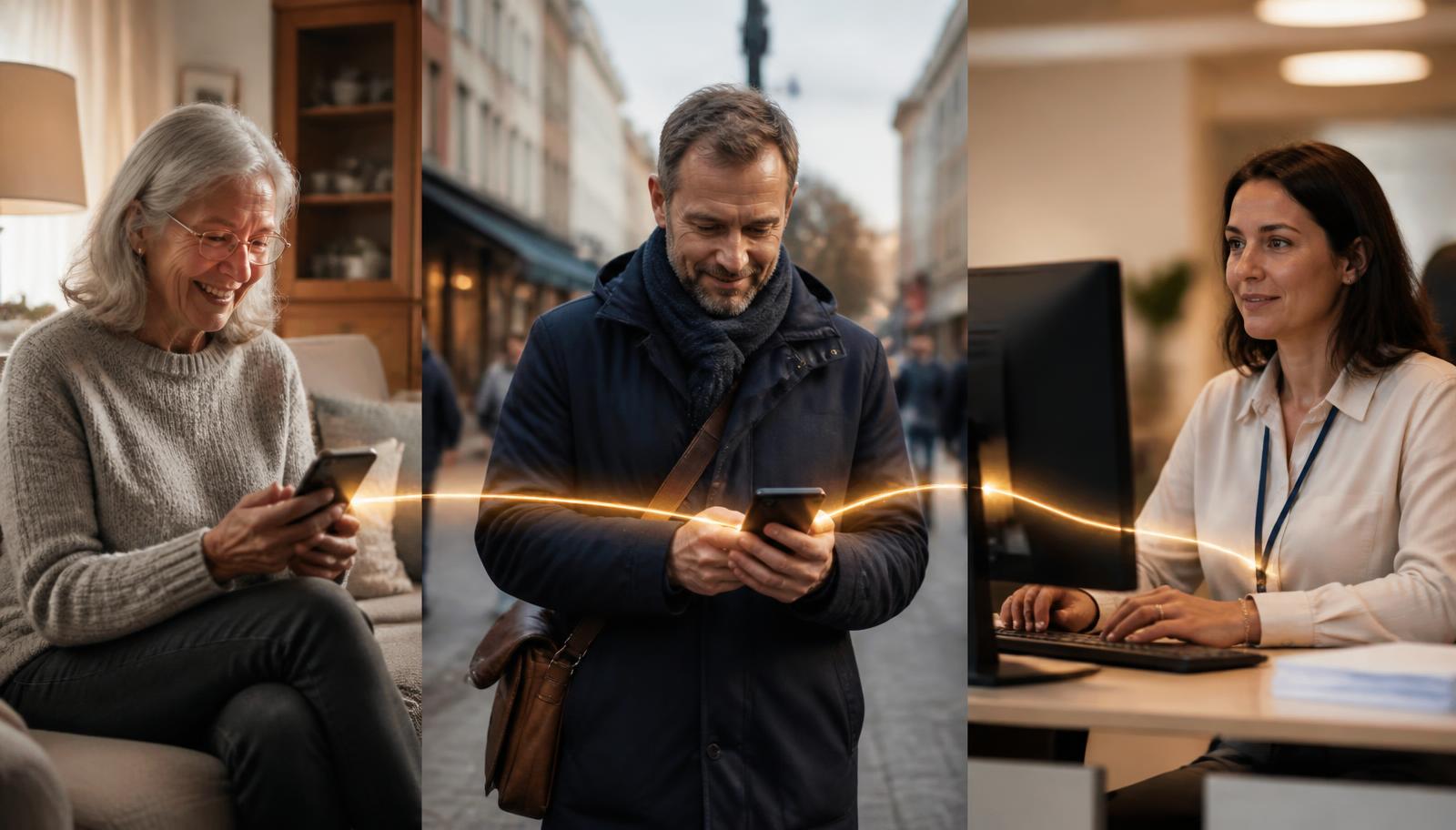Huvudman hemma, ställföreträdare på annan plats och överförmyndare på sin arbetsplats sammankopplade genom Intressebevakaren